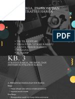 Kb. 3 Strategi Harga, Promosi, Dan Distribusi Strategi Harga