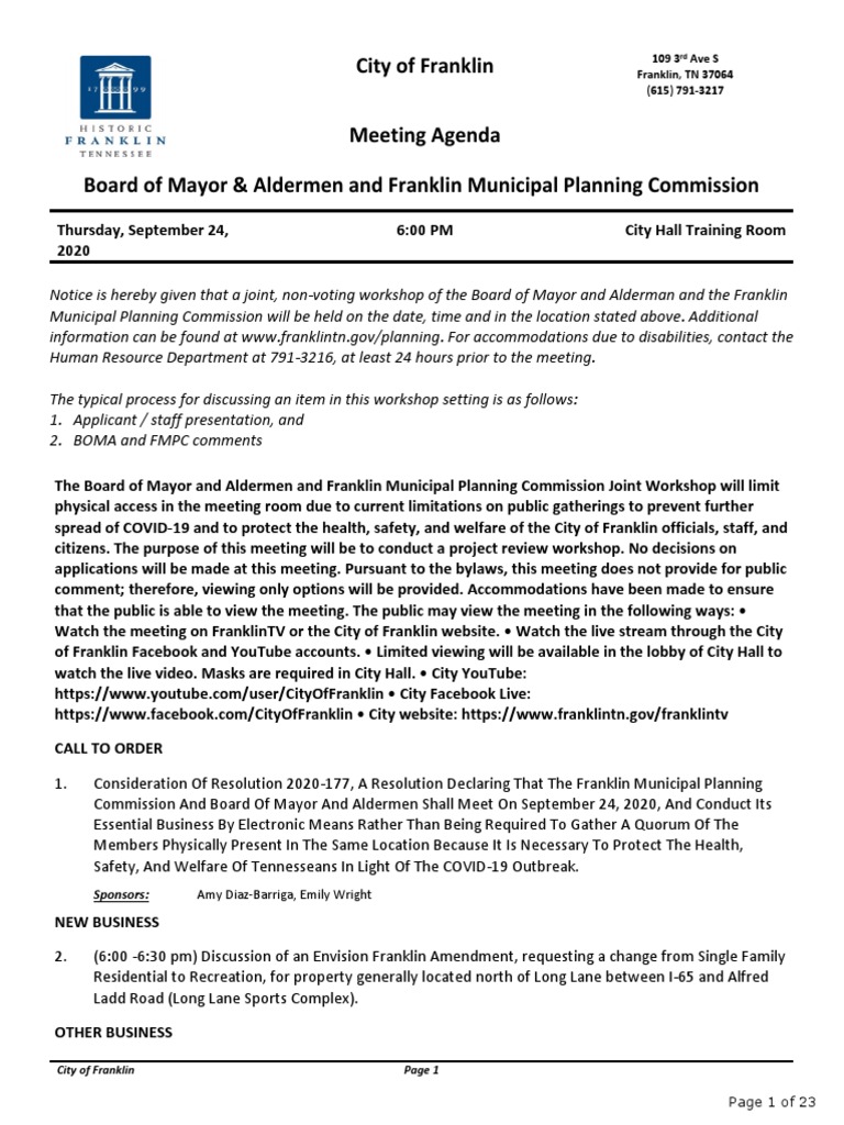 FMPCBOMA Joint MTG 92420 PDF Executive Order State Of Emergency