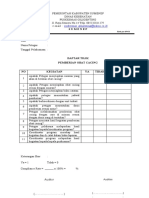 Daftar Tilik Pemberian Obat Cacing