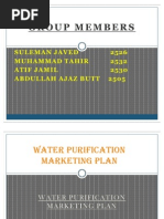 Download Water Purification Marketing Plan Final by Atif Jamil SN57909634 doc pdf