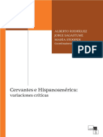 Cervantes e Hispanoamérica: Variaciones Críticas. Rodríguez Rodríguez, Alberto, Sagastume Streevensky, Jorge, Stoopen Galán, María