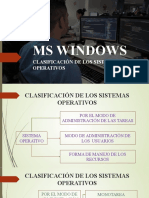 2.2-Clasificación de Los Sistemas Operativos