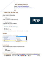 CSharp OOP Basics Defining Classes Lab