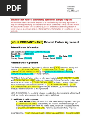 SaaS-Referral-Partner-Agreement-Template