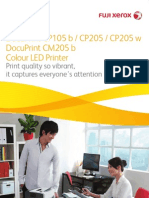 Docuprint Cp105 B / Cp205 / Cp205 W Docuprint Cm205 B Colour Led Printer