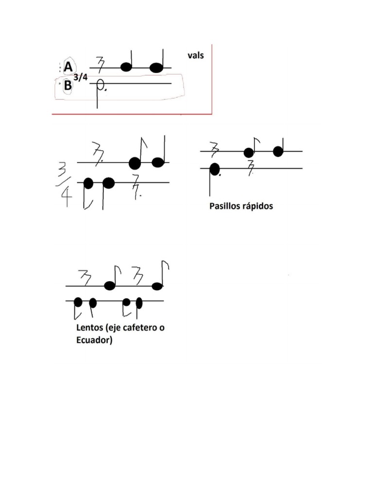 Ritmos Pasillo. | PDF