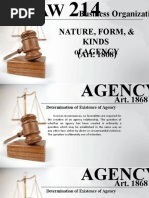 AGENCY - Art. 1868 (Ansari)