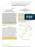 An Investigation On The Power System Stability of Photovoltaic Grid Integrated System - En.es