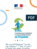 EIRL.fr L Entrepreneur Individuel en 10 Points - Depliant DGCIS