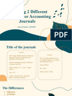 Analyzing Different Journals