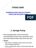 Pemberian Obat Melaluisyringe Pump