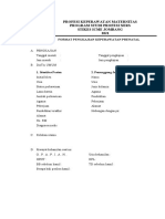 Format Pengkajian Prenatal