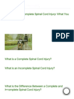 Complete Vs Incomplete Spinal Cord Injury - What You Need To Know