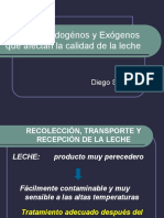 4.Factores endogenos y exogenos, recoleccion y transporte