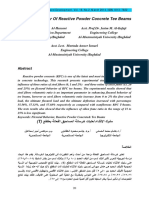 Flexural Behavior of Reactive Powder Concrete Tee Beams