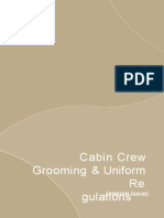 Cabin Crew Grooming Uniform Regulations Interim Issue