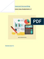 Financial Accounting: Decision Case Assignment - 3