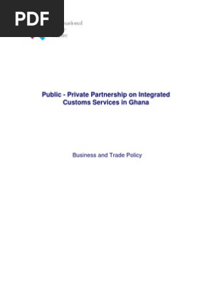 Ghana Case Study Pdf Public Private Partnership Competitiveness