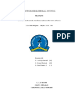 Disusun Guna Memenuhi Mata Pelajaran Bahasa Dan Sastra Indonesia Guru Mata Pelajaran: Alfiyatus Saida, S.PD