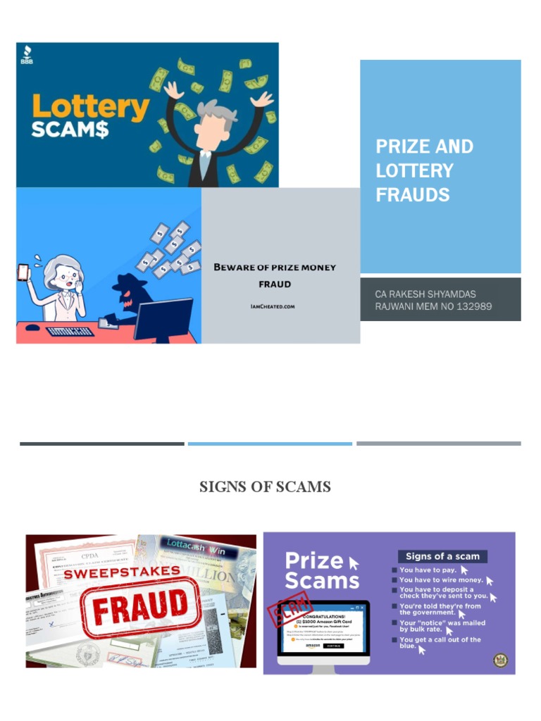 Recognizing and Reporting Lottery Scams | PDF | Law