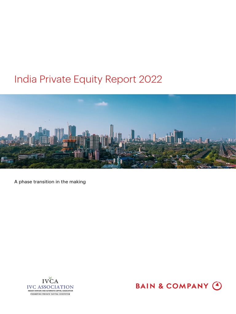 Bain - India Private Equity Report 2022 | PDF | Corporate Finance ...