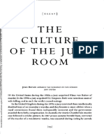 THE Culture of Thejury Room: (Essay)