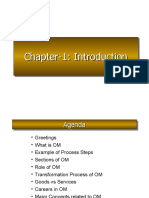 Chapter 1-Introduction To Operations Management
