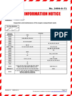 Safety Information Notice: Subject: Power Plant Inspection and Maintenance of The Engine Compartment Seals