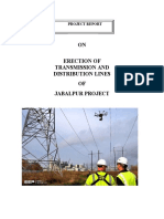 Erection of Transmission Lines Project Report