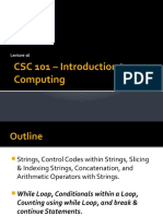 CSC 101 - Introduction To Computing