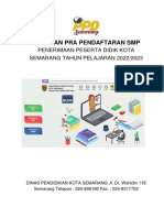 Panduan Pra Pendaftaran SMP 2022