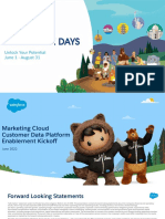 Marketing Cloud CDP - June Kick Off