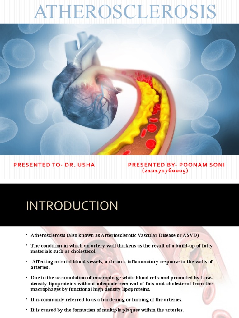 Atherosclerosis: Causes and Complications | PDF | Atherosclerosis ...