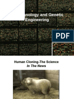 Biotechnology and Genetic Engineering