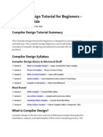 Compiler Design Tutorial For Beginners - Complete Guide