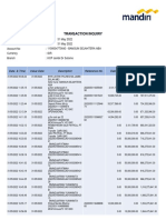 Transaction Inquiry: Date & Time Value Date Description Debit Credit Reference No. Balance