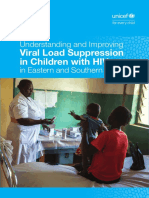 Viral Load Suppression in Children-STUDY UNICEF-2021