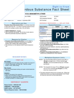 Hazardous Substance Fact Sheet: Right To Know