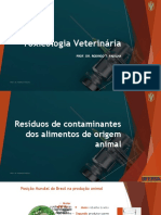 Aula 1 - Resíduos em Alimentos de Origem Animal