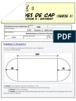 Epreuves de CAP - Secteur 2 Batiment - Serie 1