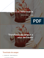 AULA 3 - Tranfusão de Sangue e Seus Derivados