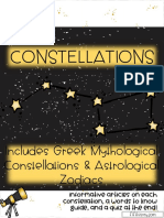 Constellations: Includes Greek Mythological Constellations & Astrological Zodiacs