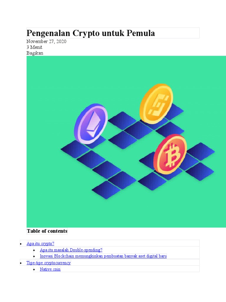 Pengenalan Crypto Untuk Pemula | PDF | Game & Aktivitas