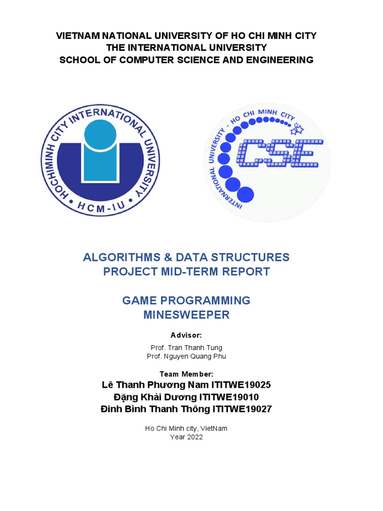 Minesweeper Game Programming Report | PDF | Java (Programming Language ...