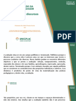 Avaliação Da Aprendizagem - Percursos e Discursos