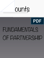 Accounts: Fundamentals of Partnership