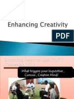 Lesson Five - Enhancing Creativity