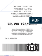 Husqvarna CR - WR 125 Workshop Manual