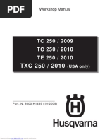 Husqvarna TC 250 Workshop Manual 2010