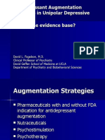 Antidepressant Augmentation Strategies in Unipolar Depressive Disorders: What Is The Evidence Base?